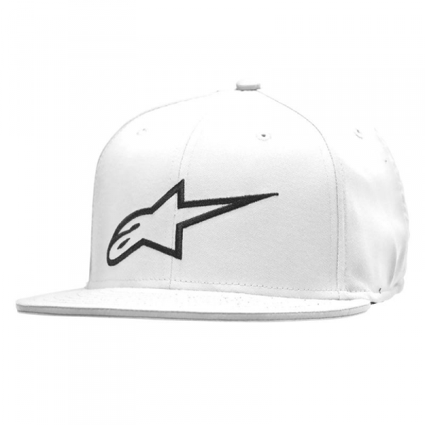 Kšiltovka ALPINESTARS AGELESS FLATBILL HAT bílo/černá 1035-81015 2010 L/XL