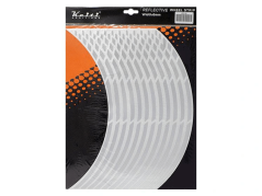 Pásky na kola KEITI reflexní bílé WS810W