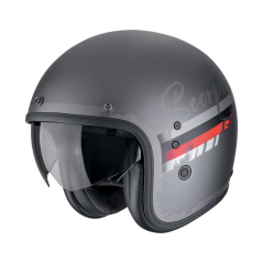 Moto přilba SCORPION BELFAST EVO ADONIS matná stříbrno/červená