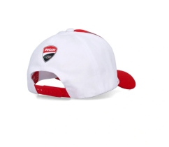 Dětská kšiltovka DUCATI Corse červeno/bílá 25 46007