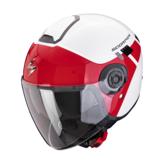 Moto přilba SCORPION EXO-CITY II MALL bílo/červená