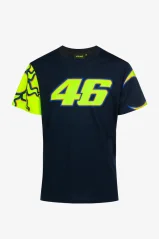 Triko VR46 SOLE LUNA THE DOCTOR HERITAGE tmavě modré 564102