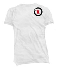 Triko JORGE LORENZO BURNOUT STAR bílé JLRSMTS2011