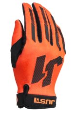 Dětské moto rukavice JUST1 J-FORCE X  neonově oranžové