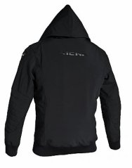 Softshellová moto bunda RICHA ATOM HOODIE černá