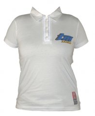 Dámská polokošile TM RACING bílá 95216