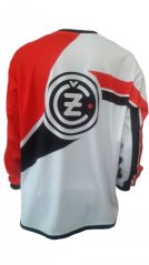 Dres ČZ LOGO bílo/červeno/černý 17104-98