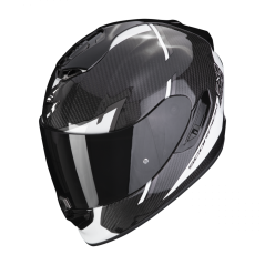 Motorcycle helmet SCORPION EXO-1400 EVO CARBON AIR KENDAL black/white