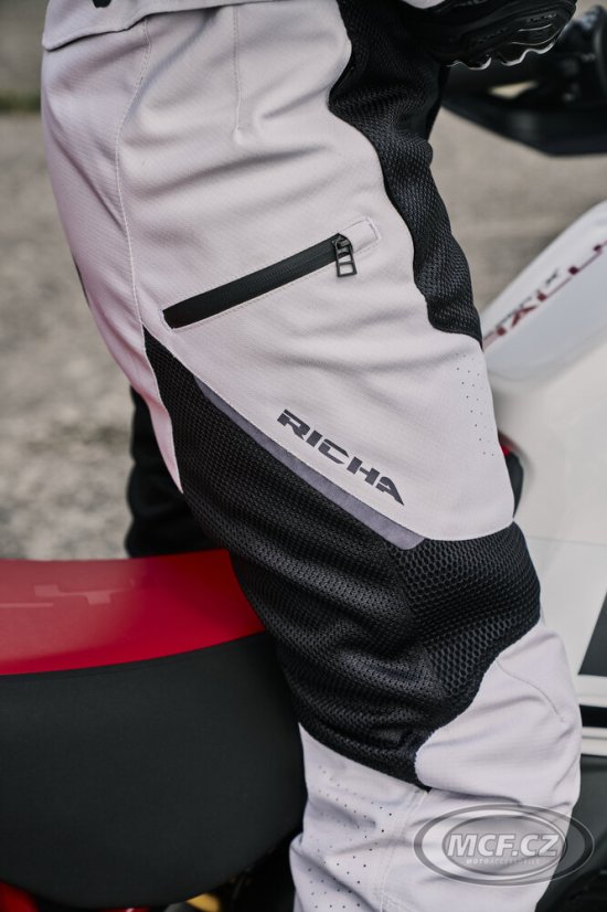 Dámské moto kalhoty RICHA AIRVENT EVO 3 šedé