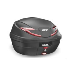 Kufr GIVI B360N2 černý (Monolock s vlastní plotnou) s červenými odrazkami, objem 39L
