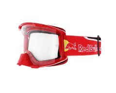 Motokrosové brýle RED BULL STRIVE 014 červené s čirým sklem