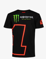 Triko VR46 BAGNAIA Monster Energy 1 černé 512604