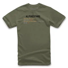 Triko ALPINESTARS QUEST TEE military zelená 1212-72002 690