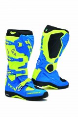 Moto boots TCX COMP EVO 2 MICHELIN blue/fluo yellow