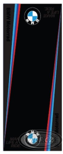 Koberec pod moto 80x250cm BMW černý 205