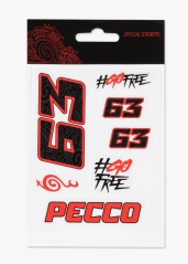 Samolepky VR46 Pecco Bagnaia 63