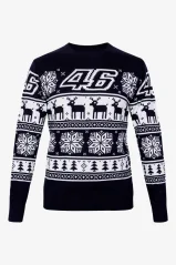 Zimní svetr VR46 Christmas černý VRMSWXM2202