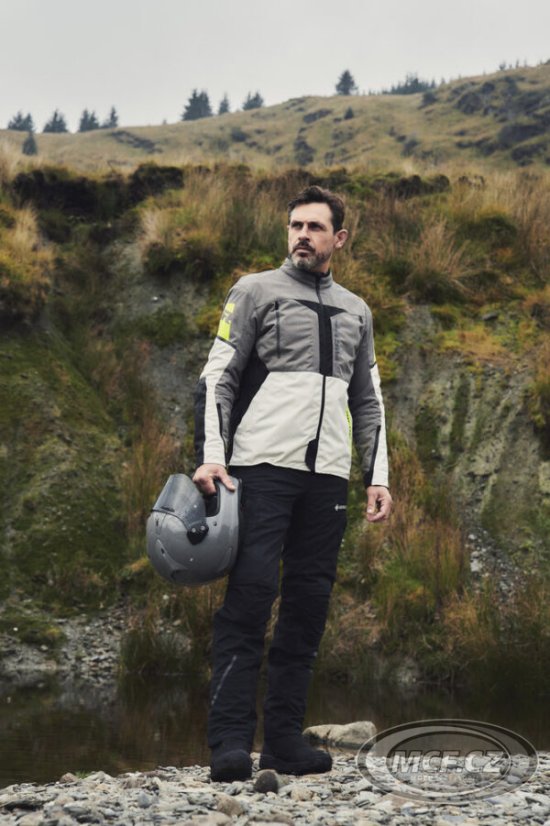 Motorcycle jacket RICHA ORION Gore-Tex grey/fluo yellow