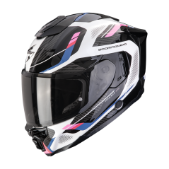 Motorcycle helmet SCORPION EXO-1500 AIR SLEEK white/black/pink