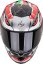 Moto přilba SCORPION EXO-R1 EVO AIR REPLICA ZACCONE stříbrno/černo/červená