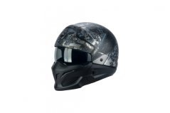 Moto přilba SCORPION EXO-COMBAT OPEX matná černo/stříbrná