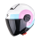 Motorcycle helmet SCORPION EXO-CITY II SHEER white/pink/light blue