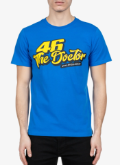 Triko VR46 VALEYELLOW modré 503617