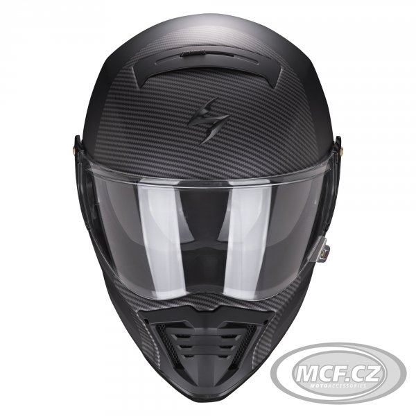 Moto přilba SCORPION EXO-HX1 HOSTIUM matná černo/stříbrná