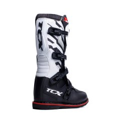 Moto boty TCX X-BLAST černo/bílo/červené