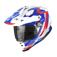 Motorcycle helmet SCORPION ADF-9000 AIR PATROL white/blue/red
