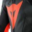 Moto kombinéza DAINESE LAGUNA SECA 5 černo/fluo červená perforovaná