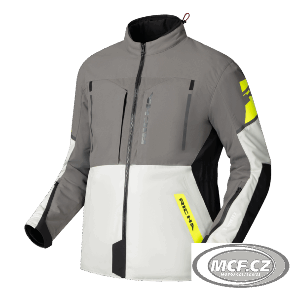 Motorcycle jacket RICHA ORION Gore-Tex grey/fluo yellow