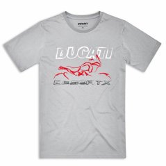 Triko DUCATI DesertX šedé 98770851