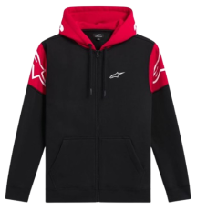 Mikina ALPINESTARS VELOCITY HOODIE černo/červená 1244-53130 7020