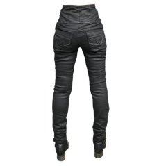 Dámské kevlarové moto kalhoty OVERLAP EVY NIGHT JEANS černé