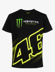 Triko VR46 46 DOTS MONSTER ENERGY černé 530904
