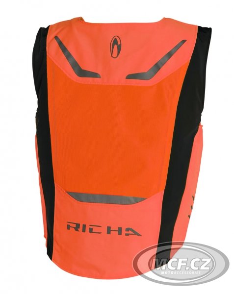 Reflexní vesta RICHA SAFETY MESH oranžová fluo