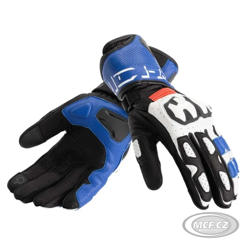 Moto rukavice RICHA RS-86 modro/červené