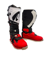 Moto boty FORMA PILOT FX černo/bílo/červené