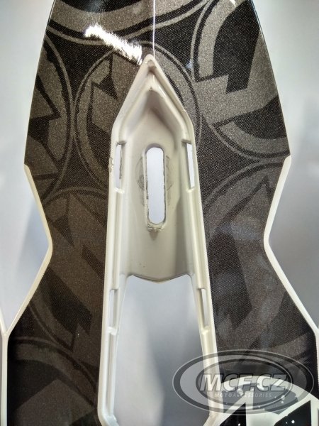 Kšilt JUST1 J12 MISTER X černo/bílý