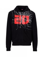 Pánská mikina Fabio Quartararo Cyber 20 černá 22 23801