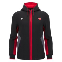 Mikina DUCATI X Macron FULL ZIP černo/červená 106560