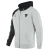 Mikina DAINESE RACING SERVICE FULL ZIP HOODIE šedo/černá