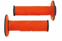 Rukojeti na moto RTECH DUAL oranžovo/černé