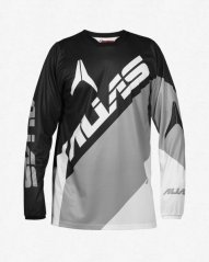 Motokrosový dres ALIAS MX A2 BLOCKED černo/šedý 2164-326