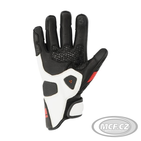 Moto rukavice RICHA STRADALE STEALTH černo/bílo/červené