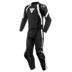 Moto kombinéza DAINESE AVRO 4 matná černo/bílá dvoudílná