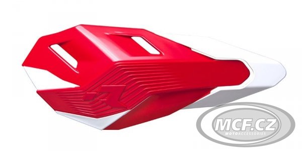 Kryty páček RTECH HP3 CROSS/ENDURO CR červeno/bílé R-HP3ENDRSBN0