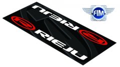 Koberec pod moto 80x200cm RIEJU černo/bílý 2201