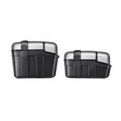 Kufr GIVI Trekker TRK33N černý se stříbrným hliníkovým víkem (Monokey), 33 l